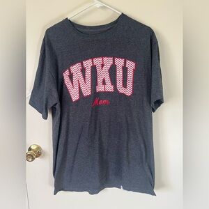 Dark Gray WKU mom Graphic Tee   Western Kentucky university size l
